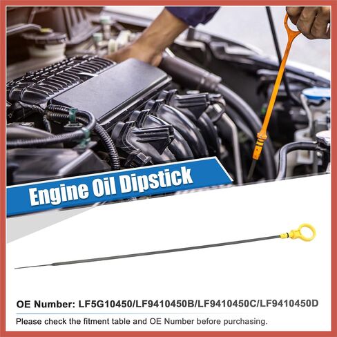 ACROPIX 1 Pcs Engine Oil Dipstick Engine Oil Fluid Level Dipstick for Mazda 3 I 2.0L L4 Gas 2006-2011 No.LF5G10450/LF9410450B/LF9410450C/LF9410450D Car Parts in Saudi Arabia