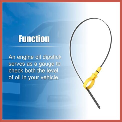 ACROPIX 1 Pcs Engine Oil Dipstick Engine Oil Fluid Level Dipstick for Mazda 3 I 2.0L L4 Gas 2006-2011 No.LF5G10450/LF9410450B/LF9410450C/LF9410450D Car Parts in Saudi Arabia