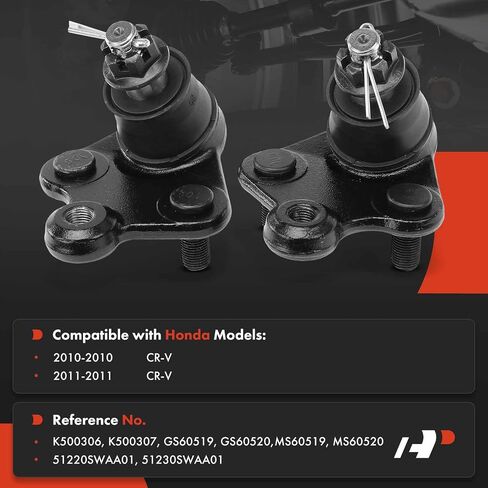 A-Premium 2 × وصلات كروية سفلية أمامية، متوافقة مع Honda CR-V CRV 2010-2011 in Saudi Arabia