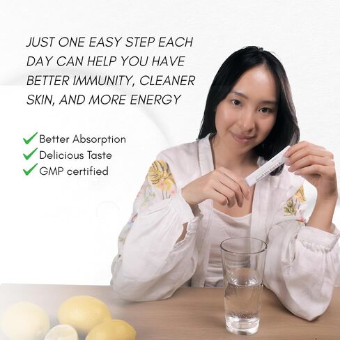 Double Toning White Liposome Glutathione Korean Beauty Supplement – Liposomal L-Glutathione, Vitamin C 500 mg, Vitamin E, Biotin & Fish Collagen 500 mg, Lime-Lemon Flavor – 30 Packets in Saudi Arabia