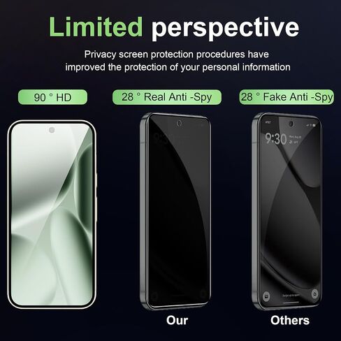 for Motorola Moto Edge 2026 Privacy Screen Protector with Camera Lens Protector, 9H Hardness Anti-Scratch Tempered Glass flim, Auto- Dusting,bubble-free(2+2 PACK) in Saudi Arabia