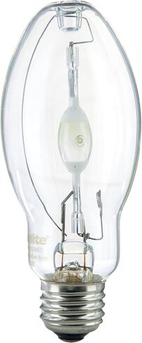 Sunlite 03645-SU MH100/U/MED M90 مصباح هاليد معدني، 100 واط، تشغيل نبضي، قاعدة متوسطة (E26)، ED17، عمر 12,000 ساعة، 9000 لومن، لمسة نهائية شفافة، 4000 كلفن in Saudi Arabia