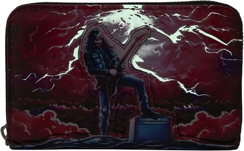 محفظة Loungefly Stranger Things Eddie Munson Tribute Glow Zip in Saudi Arabia