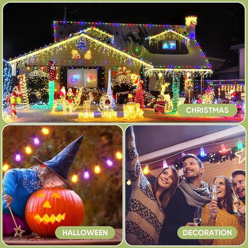 30-Pack Colored String Light Bulbs, S14 LED Replacement Bulbs for Outdoor String Lights, Patio Light Bulbs, 1W E26 Base for Christmas Halloween,Holiday Lighting,Home Decor in Kuwait