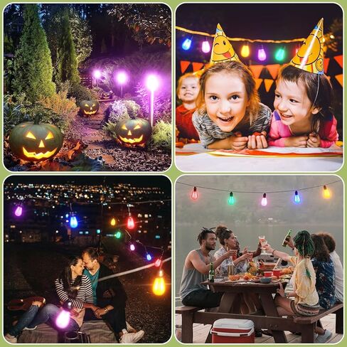 30-Pack Colored String Light Bulbs, S14 LED Replacement Bulbs for Outdoor String Lights, Patio Light Bulbs, 1W E26 Base for Christmas Halloween,Holiday Lighting,Home Decor in Kuwait