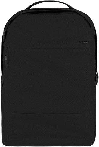 Incase City Backpack - 24L Main Storage Compartment with 16" Faux Fur Laptop Pocket, Quick Access Pocket, Everyday Tech Pack (Diamond Ripstop Black) in Saudi Arabia