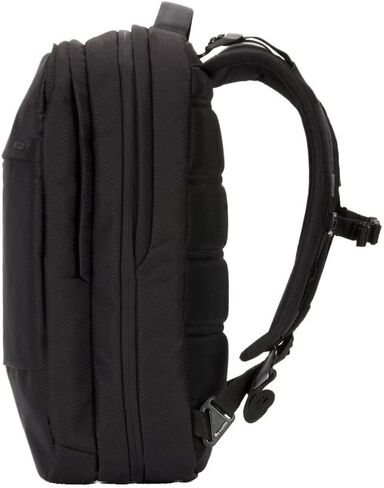 Incase City Backpack - 24L Main Storage Compartment with 16" Faux Fur Laptop Pocket, Quick Access Pocket, Everyday Tech Pack (Diamond Ripstop Black) in Saudi Arabia