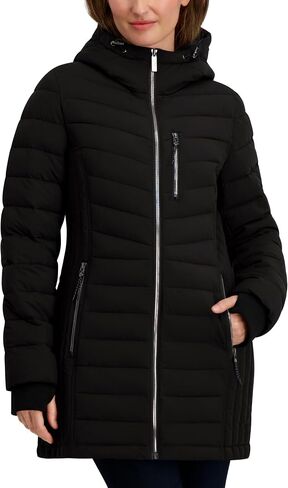 Nautica Women's Mid Length Packable Down Coat in Saudi Arabia