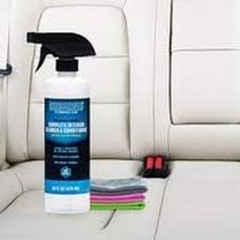 Car Magic Complete Interior Cleaner and Conditioner - Multi-Purpose Car Interior Cleaner | Cleans Leather, Rubber, Vinyl & Wood | Non-Greasy Formula (32oz Spray Bottle (Save 25%)) in Saudi Arabia