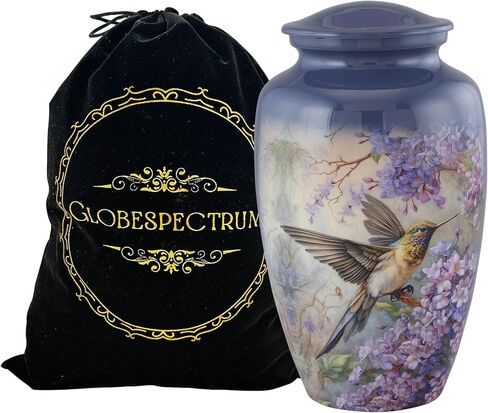 Cremation Urn for Adult Human Ashes, Handcrafted Decorative Memorial Urn for Men & Women - Funeral Burial Urn, 200 Cubic Inch Capacity in Saudi Arabia