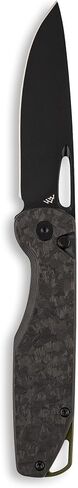OUTDOOR EDGE - SENTINEL - 3.15" Black Oxide Coated Drop Point Steel Blade, Smooth Opening Ambidextrous Cross Bar Lock For Men or Women, Non-Slip Black G10 Scales Handle, Perfect for Hunting, Fishing, Camping & Survival. in Saudi Arabia
