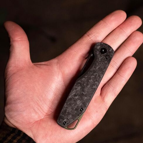 OUTDOOR EDGE - SENTINEL - 3.15" Black Oxide Coated Drop Point Steel Blade, Smooth Opening Ambidextrous Cross Bar Lock For Men or Women, Non-Slip Black G10 Scales Handle, Perfect for Hunting, Fishing, Camping & Survival. in Saudi Arabia