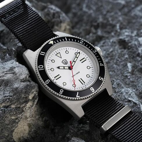 Watchdives WD1972 ساعات الغواص العسكرية VH31 ساعة كوارتز ثانية الاجتياح كريستال الياقوت ساعة اليد الفاخرة 200 متر ساعة مقاومة للماء للرجال in Kuwait