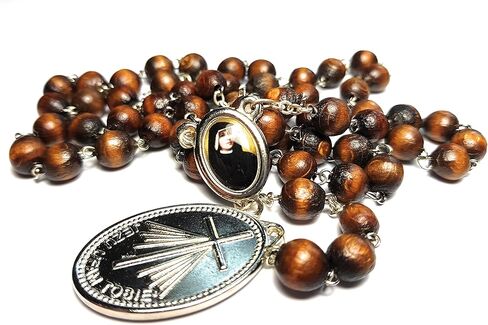 Relic Rosary 3rd Class of Saint Faustina Kowalska Mystic and Visionary True Apostle Divine of Mercy Jesus I Trust in You Three O' Clock Prayer Poland Polish Novena in Saudi Arabia