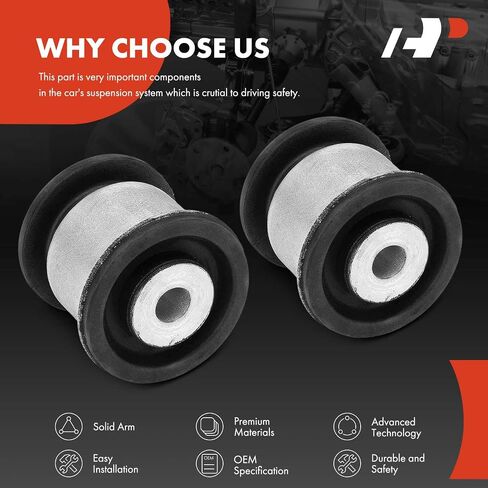 A-Premium 2 x Front Lower Inner Forward Control Arm Bushing Kit, Compatible with Jeep Grand Cherokee 2006-2015 & Dodge Durango 2011-2015 in Saudi Arabia