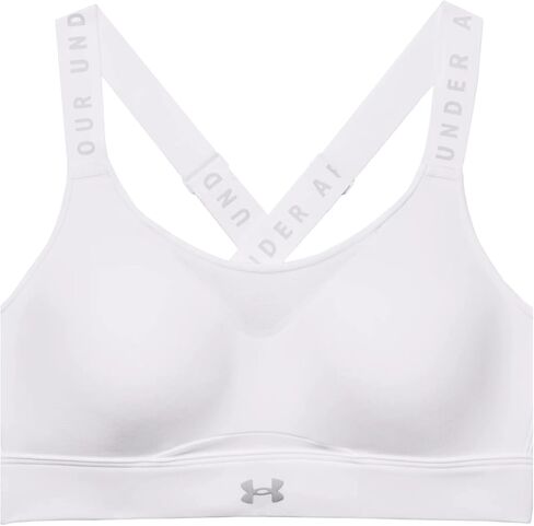 Under Armour Womens Infinity High Impact Sports Bra, (016) Tetra Gray / / White, Large D-DD in Saudi Arabia