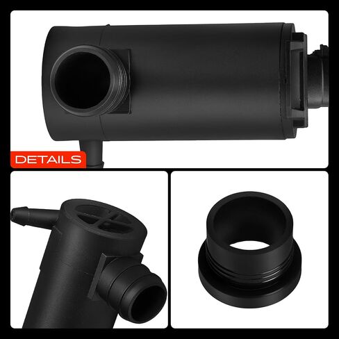 A-Premium Windshield Washer Pump Compatible with Hyundai Elantra, Sonata, Accent, Tucson, Tiburon, XG300, XG350 & Kia Optima, Sportage, Amanti & Chevrolet Aveo, Aveo5, Optra & Suzuki Forenza & Pontiac in Saudi Arabia
