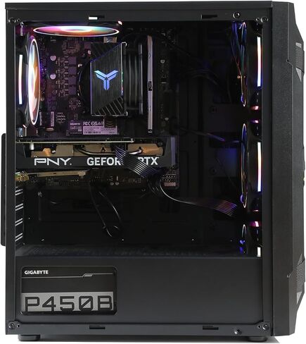 MXZ Gaming Desktop PC Computer i5 9400F ، RTX2060 ، B365،8G DDR4 ، NVME 500G SSD ، 5 RBG Fans ، Windows 11 Pro جاهزة للاستخدام ، I5 9400F | RTX2060 in Kuwait