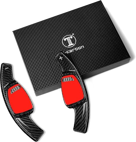 غطاء مجداف عجلة القيادة T-carbon يناسب Audi RS5 RS7 2021-2024 RS3؛ ملحقات محول مجداف من الألياف الزجاجية الحقيقية تناسب Audi RS6 RS4 2020-2025 الملحقات الداخلية Shift Gears Trim in Saudi Arabia
