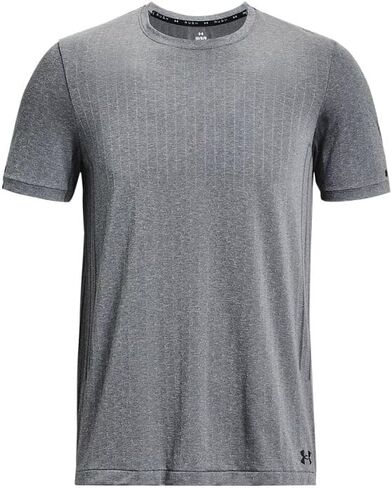 Under Armour Rush Seamless Mens Short Sleeve Shirt L Black in Kuwait