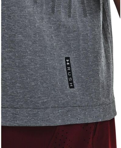 Under Armour Rush Seamless Mens Short Sleeve Shirt L Black in Kuwait