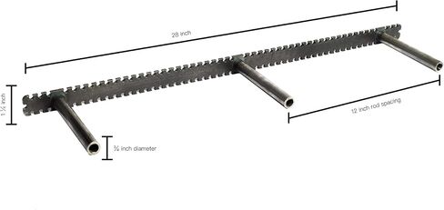 Heavy Duty Floating Shelf Bracket - 1 1/4 Backplate - 9 Sizes - 3/4 Rod Diameter - 4, 6, and 9 inch Rod Length in Saudi Arabia