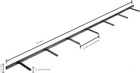 Heavy Duty Floating Shelf Bracket - 1 1/4 Backplate - 9 Sizes - 3/4 Rod Diameter - 4, 6, and 9 inch Rod Length in Saudi Arabia