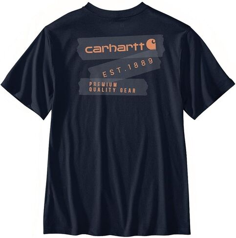 Carhartt Men's Relaxed Fit Lightweight Short-Sleeve Tape Graphic T-Shirt in Saudi Arabia