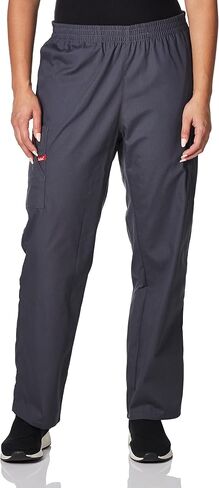Dickies EDS Signature Scrubs for Women, Elastic Waist Pull-On Cargo Pants for Women in Soft Brushed Poplin 86106 in Saudi Arabia