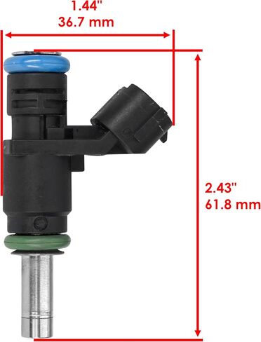 Caltric 2 Fuel Injector Injection Valve compatible with Can-Am Maverick 1000 4X4 2013 2014 2015 2016 2017 2018 in Saudi Arabia
