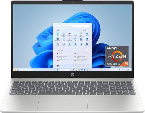 HP 16 بوصة كمبيوتر محمول ، شاشة تعمل باللمس HD ، AMD Ryzen 5 7520U ، ذاكرة الوصول العشوائي 8 جيجابايت ، 512 جيجابايت SSD ، AMD Radeon Graphics ، Windows 11 Home ، Natural Silver ، 15-FC0499NR in Kuwait