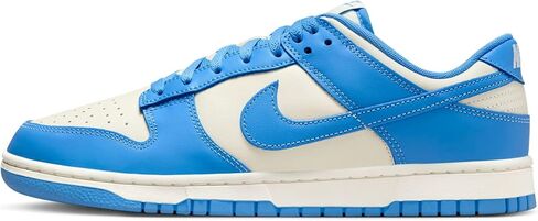 Nike Dunk Low Retro Men's Shoes (DV0833-113, Coconut Milk/Gym Red/Sail/University Blue) Size 13 in Saudi Arabia