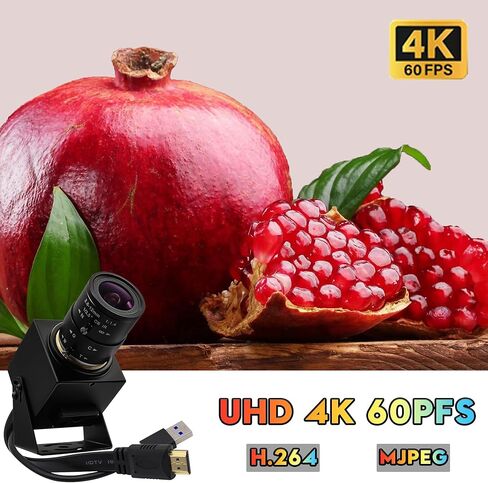SVPRO 4K 60FPS HDMI كاميرا USB3.0 دفق كاميرا ويب مع عدسة تليفوتوغرافية يدوي 5-50 مم 10x تكبير البصرية H.264 المجهر الصناعي الكاميرا ، USB و HDMI DUAL OUP in Kuwait