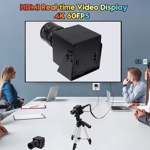 SVPRO 4K 60FPS HDMI كاميرا USB3.0 دفق كاميرا ويب مع عدسة تليفوتوغرافية يدوي 5-50 مم 10x تكبير البصرية H.264 المجهر الصناعي الكاميرا ، USB و HDMI DUAL OUP in Kuwait
