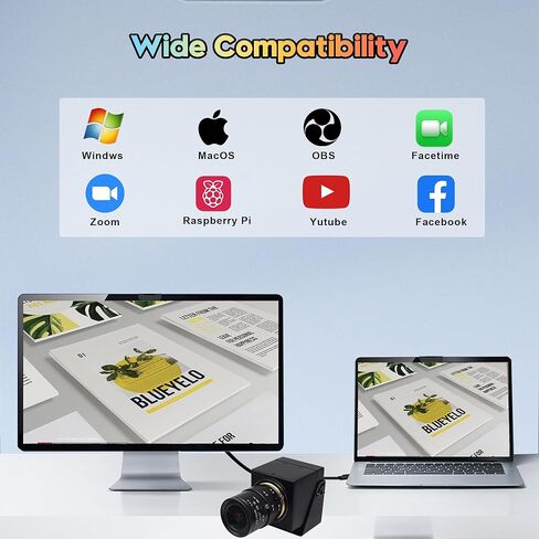 SVPRO 4K 60FPS HDMI كاميرا USB3.0 دفق كاميرا ويب مع عدسة تليفوتوغرافية يدوي 5-50 مم 10x تكبير البصرية H.264 المجهر الصناعي الكاميرا ، USB و HDMI DUAL OUP in Kuwait