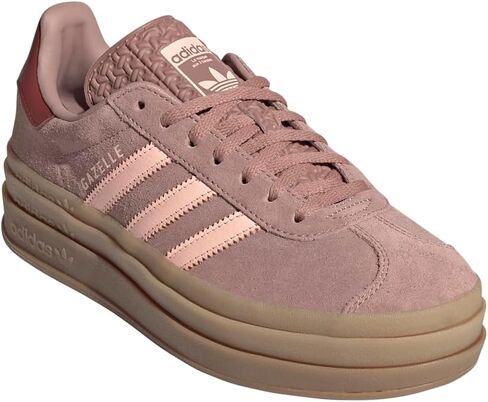 حذاء رياضي نسائي Gazelle Bold من adidas كاجوال - بني - مقاس 7.5 M in Saudi Arabia
