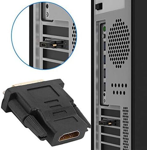DP to HDMI Adapter V1.1 10.2 Gbps Displayport Male to HDMI Female Connector 1.1 Converter DP2HDMI for HP or DELL etc Windows Laptop PC in Kuwait