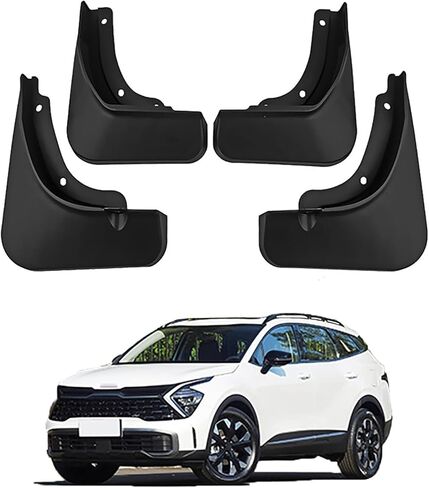 Mud Flaps Splash Guards for Kia Sportage 2023 2024 2025 2026 Accessories,Front Rear Mudguards 4pc Set No Drilling Fenders in Saudi Arabia