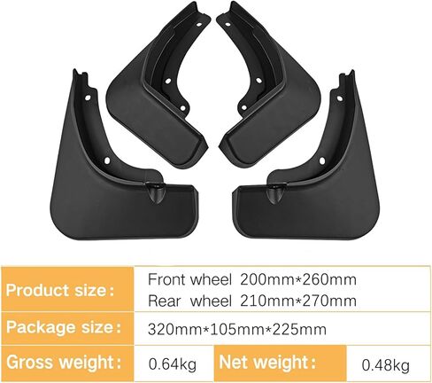 Mud Flaps Splash Guards for Kia Sportage 2023 2024 2025 2026 Accessories,Front Rear Mudguards 4pc Set No Drilling Fenders in Saudi Arabia