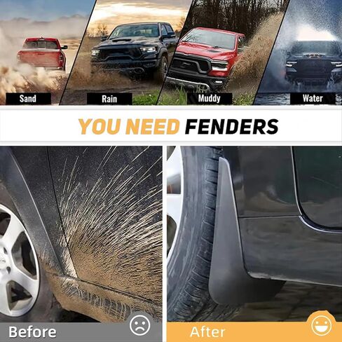Mud Flaps Splash Guards for Kia Sportage 2023 2024 2025 2026 Accessories,Front Rear Mudguards 4pc Set No Drilling Fenders in Saudi Arabia