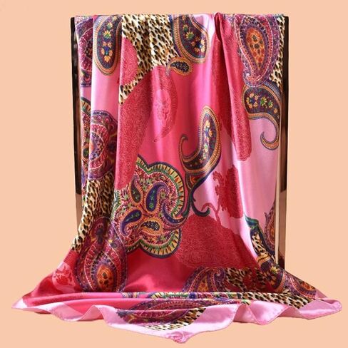 Hair Bandanas Scarf for Women Silk Satin Neck Head Scarves for Sleeping Handbags Shawl Wraps in Saudi Arabia