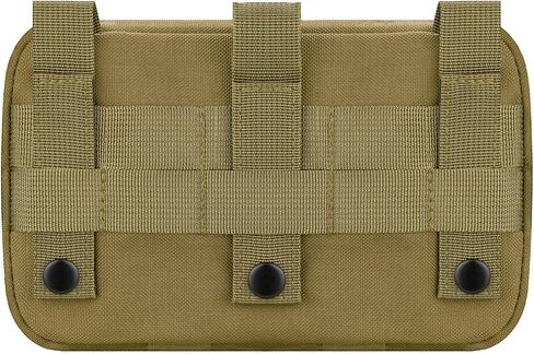 حقيبة مسؤول Molle التكتيكية مع سلاسل مفتاحين و US Flag Patch - حقيبة معدنية للليزر EDC للبقاء في الهواء الطلق ، والبقاء على قيد الحياة ، وحمل يوميًا in Kuwait