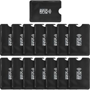 15 PCS RFID Blocking Sleeves, Credit Card Protector Anti-Skimming Protective Card Holder RFID Pouch for Wallet Purse in Kuwait