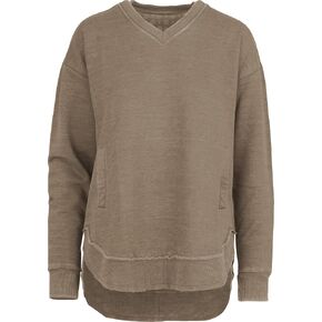 سويت شيرت Royce Melange East Hall من الصوف: رقبة على شكل حرف V مع جيوب in Kuwait