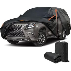 Car Cover for Lexus GX 400 460 470 550 2000-2025 (GX400 GX460 GX470 GX550), SUV Full Car Cover Waterproof All Weather, Outdoor Sun Rain UV Snow Dust Protection, Custom Fit with Driver Door Zipper in Kuwait