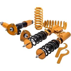 Air Shocks to Coil Spring Coilover Lowering Kit Compatible with BMW X5 E53 2000-2006 Strut Assembly Coilovers Shocks Springs for Adj. Height in Saudi Arabia