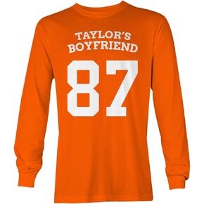 Taylor's Boyfriend 87 - Football Dating Travis Unisex Long Sleeve Shirt in Kuwait
