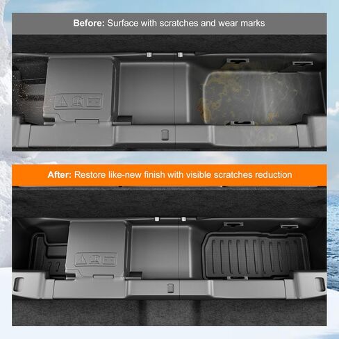 حصيرة تخزين Powoq الثانية تحت المقعد متوافقة مع 22-24 Ford Maverick Hybrid منظم تحت المقعد لملحقات Ford Maverick 2022-2024 (متوافقة مع Ford Maverick Hybrid) in Kuwait