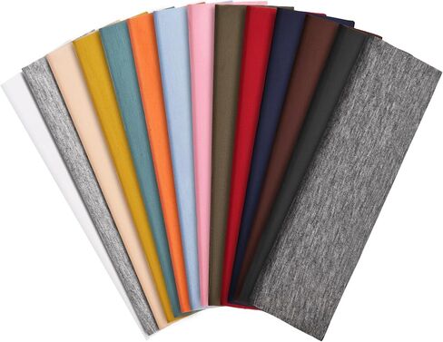 14 PCS Headbands for Women, Soft Elastic Hairbands, Fashion Non-Slip Cotton Sweat-Absorbent Sports Head Bands for Daily Workout, Running, Yoga, Makeup in Saudi Arabia