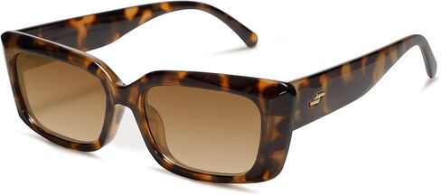 نظارات شمسية مستطيلة عصرية من SOJOS للسيدات ذات ظلال صغيرة بتصميم عتيق من Sunies Gafas de وحيد إطار زاوية زاوي مكتنز SJ2238 in Kuwait